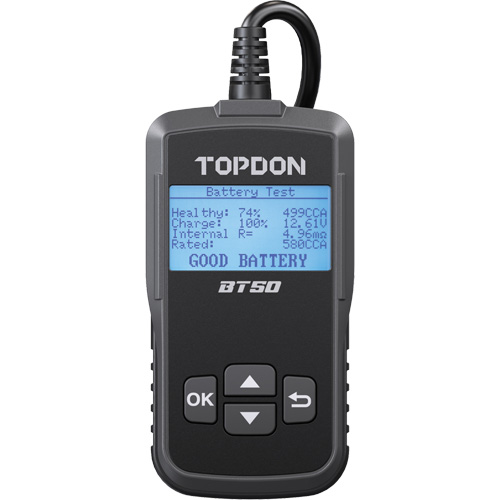 BT50 Battery, Charging & Cranking System Tester Duraquip Inc