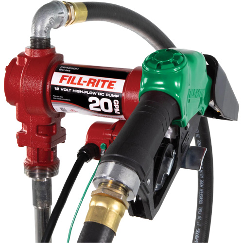 12V Fuel Transfer Pump with Nozzle Duraquip Inc