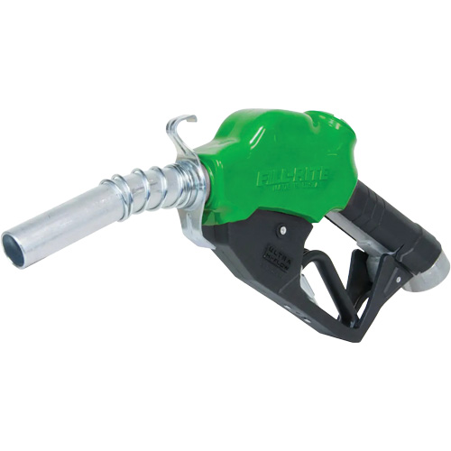 Green Ultra High-Flow Automatic Diesel Spout Nozzle Duraquip Inc