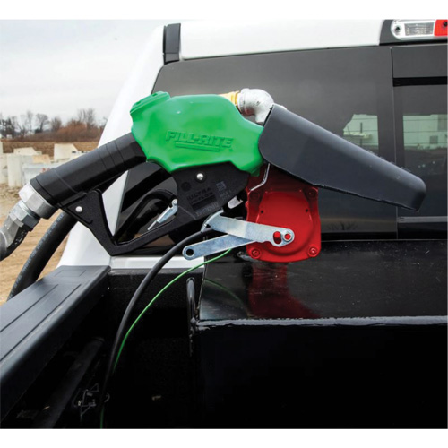 Green Ultra High-Flow Automatic Diesel Spout Nozzle Duraquip Inc