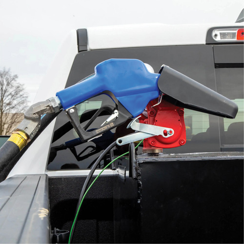 Blue Cold Weather Automatic Diesel Spout Nozzle Duraquip Inc