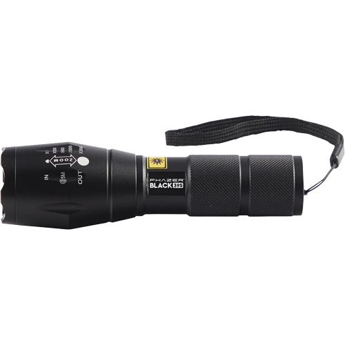 Lampe UV rechargeable pour la d&eacute;tection des fuites UView Phazer BLACK 395 Duraquip Inc