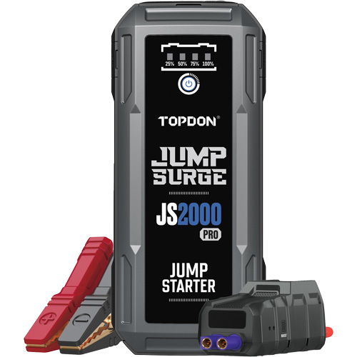 JumpSurge2000Pro 2500 Peak Amp Battery Jump Starter, Power Bank & Flashlight Duraquip Inc