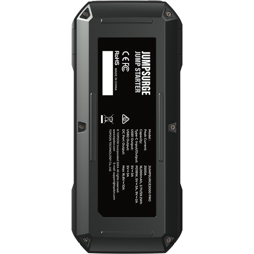 JumpSurge2000Pro 2500 Peak Amp Battery Jump Starter, Power Bank & Flashlight Duraquip Inc