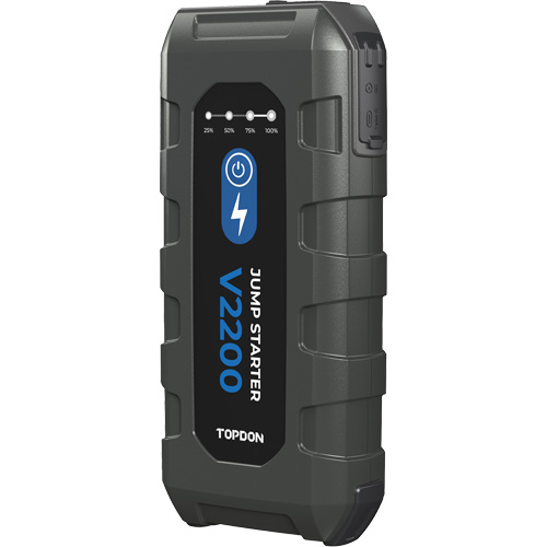 Survolteur, banque d'alimentation et lampe de poche V2200 Duraquip Inc
