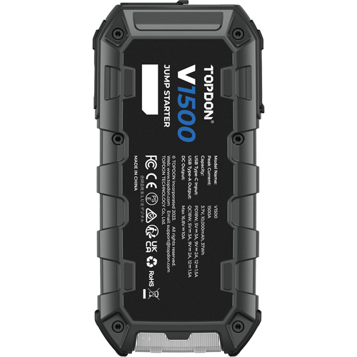 V1500 Jump Starter, Booster, Power Bank & Flashlight Duraquip Inc