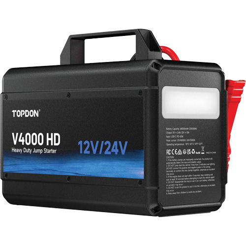 Survolteur V4000 HD 12 V/24 V 4000 A Duraquip Inc