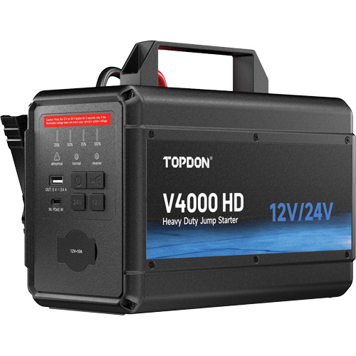 Survolteur V4000 HD 12 V/24 V 4000 A Duraquip Inc