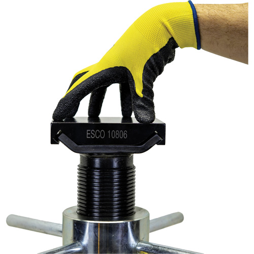 Adaptateur &agrave; dessus plat pour supports de v&eacute;rin ESCO de style haut de 20 et 25 tonnes Duraquip Inc
