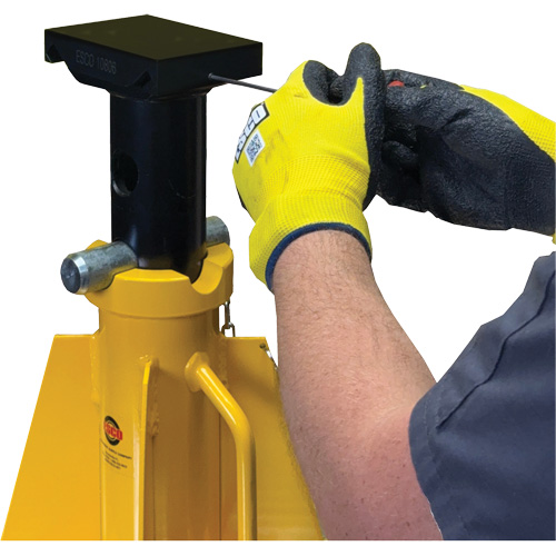 Adaptateur &agrave; dessus plat pour supports de v&eacute;rin ESCO de style haut de 20 et 25 tonnes Duraquip Inc