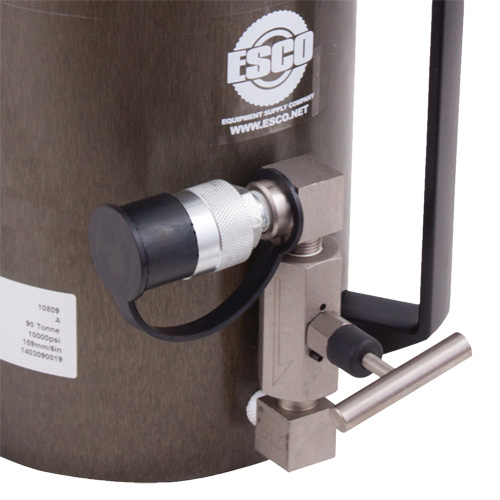 Cric de s&eacute;curit&eacute;, Col verrouillable, Capacit&eacute; de 100 tonnes, 13-37/100" - 19-3/5" h Duraquip Inc
