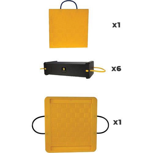 Ensemble de syst&egrave;me de sout&egrave;nement en composite CribLok 8 mcx Duraquip Inc