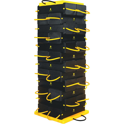 20-Piece CribLok Composite Cribbing System Kit Duraquip Inc