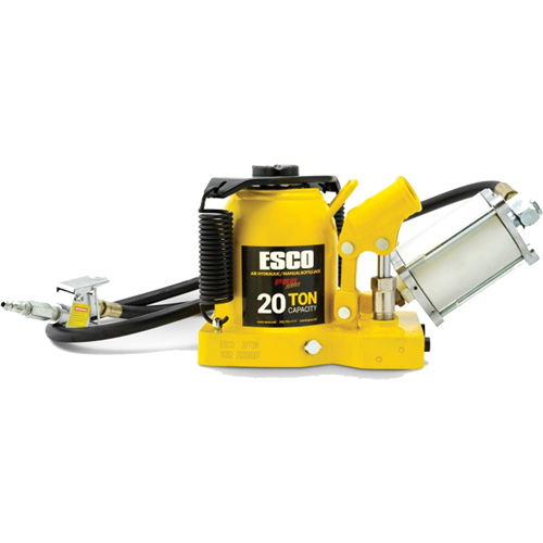 Cric bouteille de s&eacute;rie Pro "Shorty", 20 tonne(s), Air comprim&eacute;/hydraulique, 12-5/8" Hauteur &eacute;lev&eacute;e Duraquip Inc
