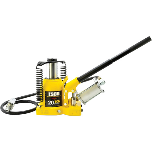 Cric bouteille de s&eacute;rie Pro "Shorty", 20 tonne(s), Air comprim&eacute;/hydraulique, 12-5/8" Hauteur &eacute;lev&eacute;e Duraquip Inc