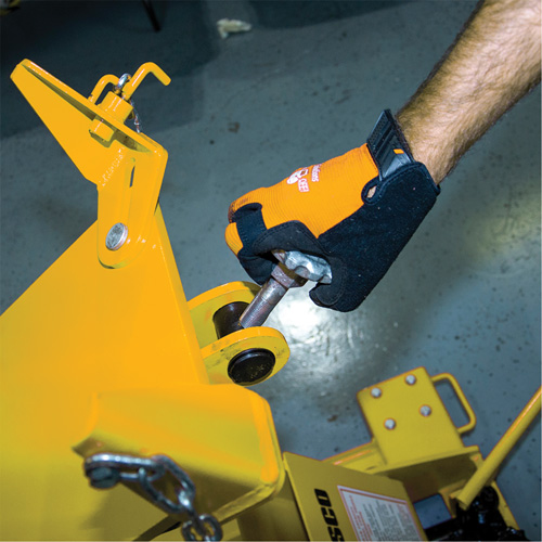 Cric de transmission Yellow Jackit, Cap. de levage 2,2 tonnes Duraquip Inc