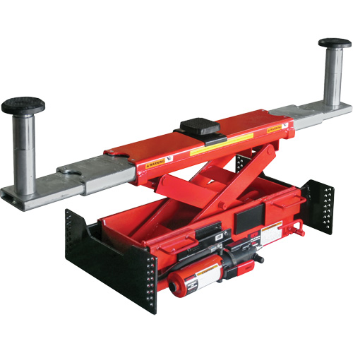 Pont &eacute;l&eacute;vateur &eacute;troit &agrave; rouleaux, actionn&eacute; par pompe air/hydraulique Duraquip Inc