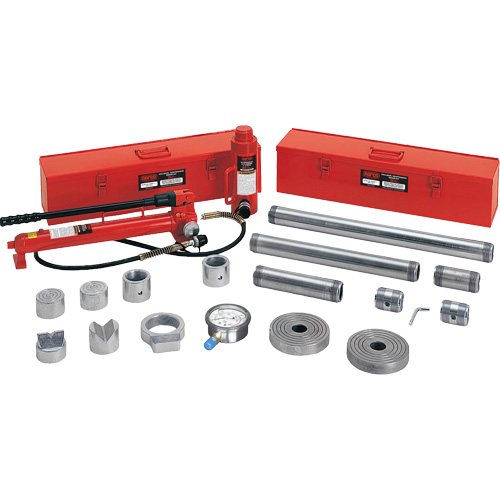 20-Ton Capacity Collision/Maintenance Repair Kit with Forged Adapters Duraquip Inc