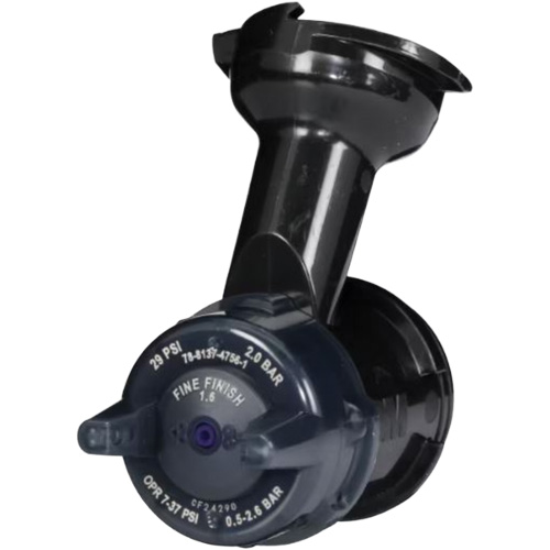 Performance Gravity Fine Finish Atomizing Head - Purple Duraquip Inc