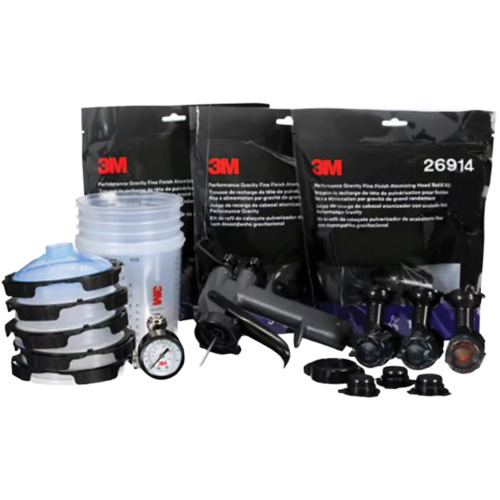 Syst&egrave;me de pistolet pulv&eacute;risateur Performance pour finition fine avec godets PPS, 13 pi³/min, 29 psi Duraquip Inc