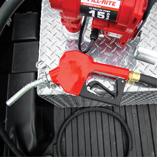 Pistolet de distribution automatique rouge pour essence Duraquip Inc