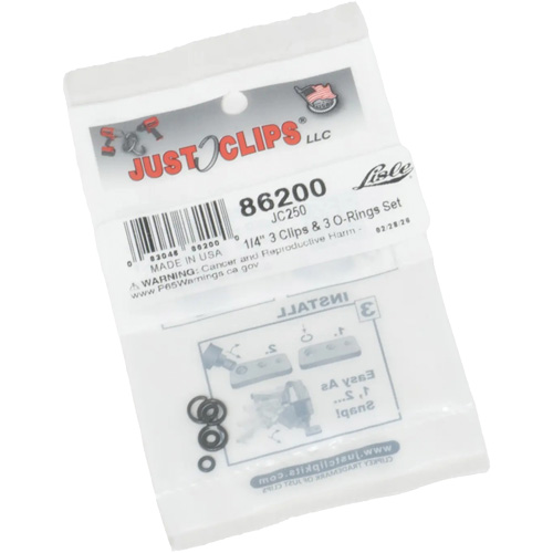 Jeu de clips et joints toriques de 1/4 po Duraquip Inc