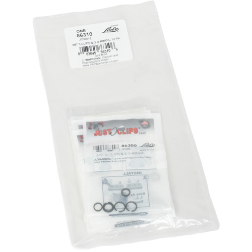 Jeu de clips et joints toriques de 3/8 po - en vrac Duraquip Inc