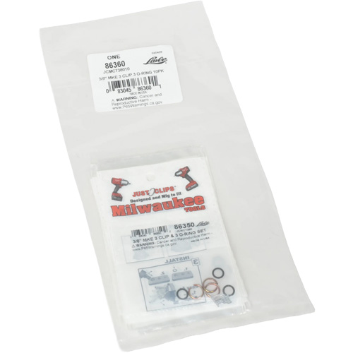 Jeu de clips et joints toriques de 3/8 po pour Milwaukee - en vrac Duraquip Inc