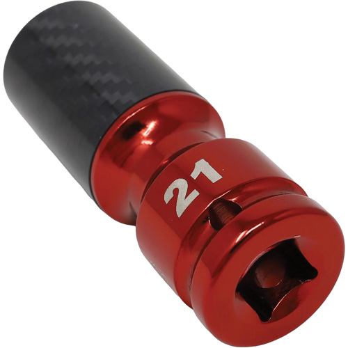 Metric Lug Socket with Carbon Fiber Sleeve Duraquip Inc