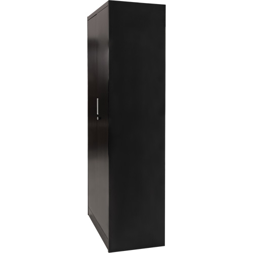 Combination Storage Cabinet, 36" W x 18" D x 72" H, Black Duraquip Inc