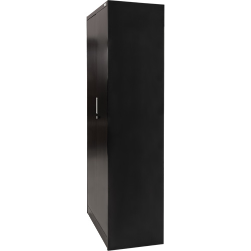 Hi-Boy Storage Cabinet, Steel, 4 Shelves, 72" H x 36" W x 18" D, Black Duraquip Inc