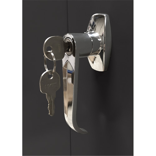 Storage Cabinet, Steel, 4 Shelves, 66" H x 30" W x 15" D, Black Duraquip Inc