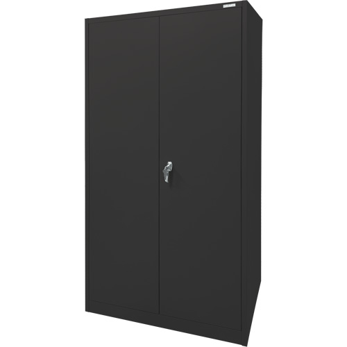 Storage Cabinet, Steel, 4 Shelves, 78" H x 36" W x 24" D, Black Duraquip Inc