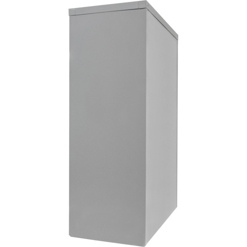 Armoire de rangement &agrave; hauteur de comptoir, Acier, 2 Tablettes, 42" h x 36" la x 24" P, Gris Duraquip Inc