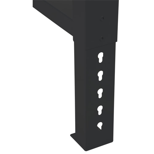 Industrial Duty Leg for Workbench, Steel, 24" D x 34" H, Single Duraquip Inc