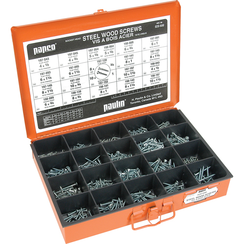 Assortiment de vis de bois Duraquip Inc