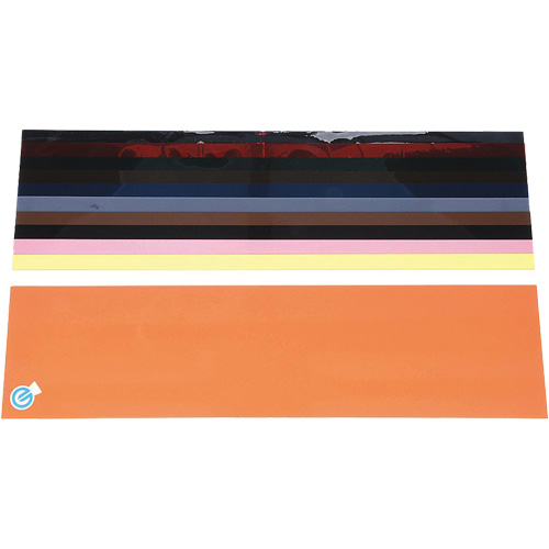 Cales minces chromocod&eacute;es en plastique Duraquip Inc