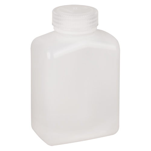 Bouteilles peu encombrantes &agrave; prise facile, Rectangulaire, 16 oz, Plastique Duraquip Inc