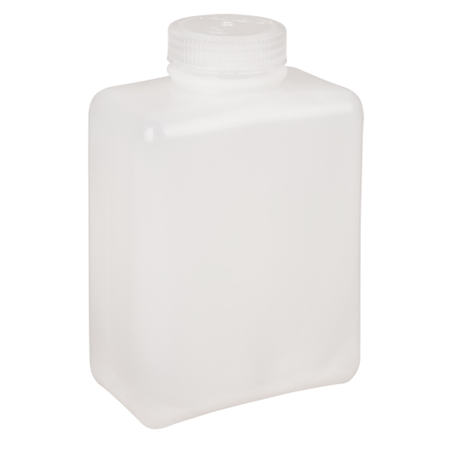 Easy-Grip Space-Saver Bottles, Rectangular, 32 oz., Plastic Duraquip Inc