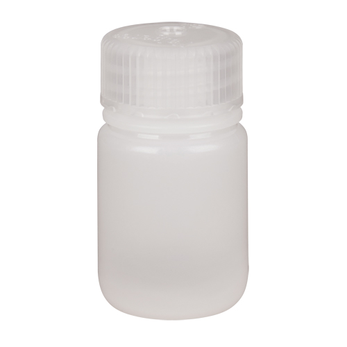 Wide-Mouth Bottles, Round, 1 oz., Plastic Duraquip Inc