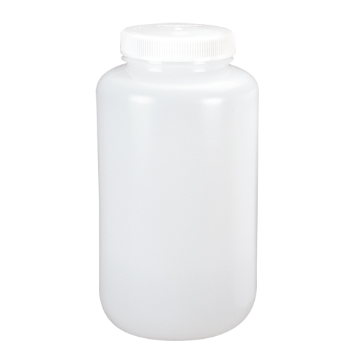 Bouteilles &agrave; large ouverture, Ronde, 1/2 gal., Plastique Duraquip Inc