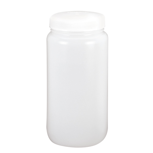 Wide-Mouth Bottles, Round, 1 gal., Plastic Duraquip Inc