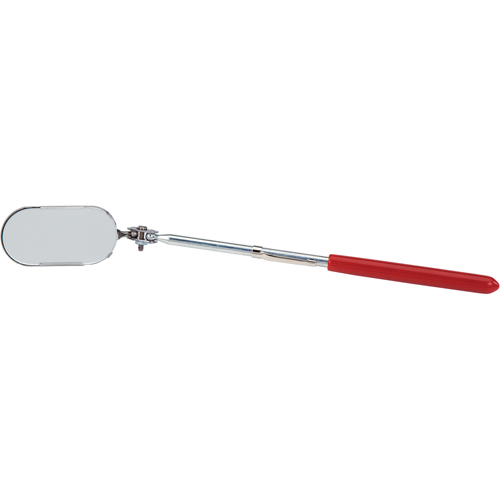 Inspection Mirror, Oval, 2" L x 1" W, Non Telescopic Duraquip Inc
