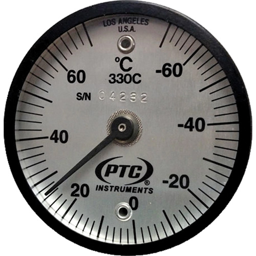 Magnetic Surface Thermometer, Contact, Analogue, -56.7-21.1°F (-70-70°C) Duraquip Inc