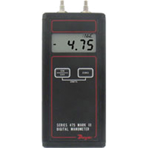 Manometer, Digital, 0 - 10.00 PSID Duraquip Inc