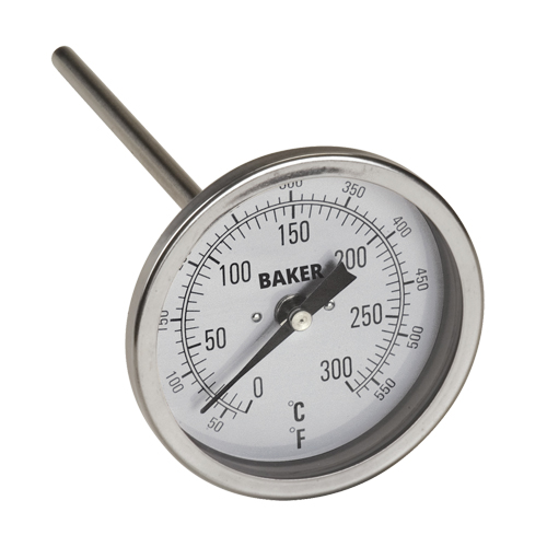 Bi-Metal Thermometers, Contact, Analogue, 50-550°F (0-260°C) Duraquip Inc