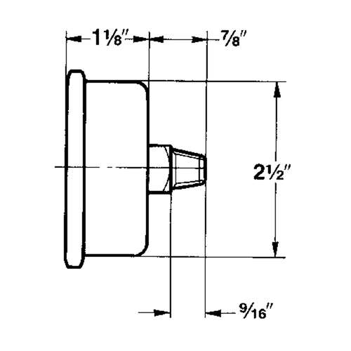 Pressure Gauges, 2-1/2" , 30" Hg-0" Vac., Bottom Mount, Liquid Filled Analogue Duraquip Inc