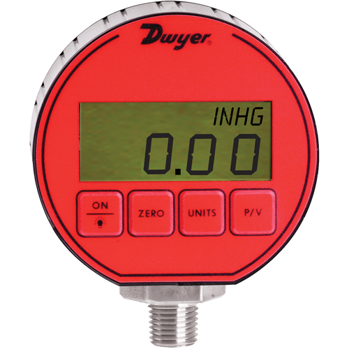Pressure Gauge, 3" , 0 - 5000 psi, Bottom Mount, Digital Duraquip Inc