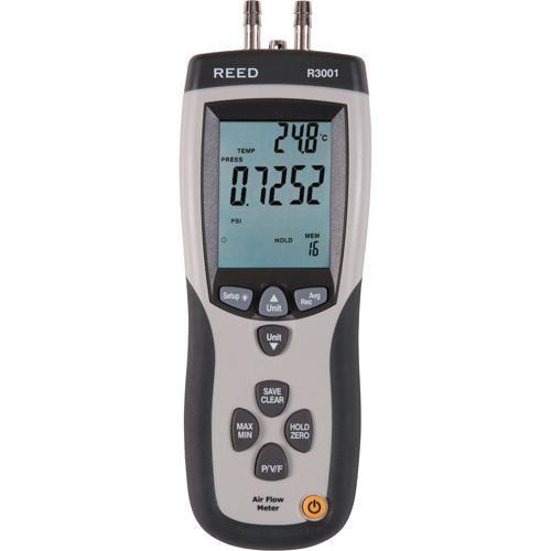Micromanom&egrave;tre avec certificat de calibration, Num&eacute;rique, 0 - 0,752 PSI Duraquip Inc