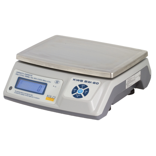 Electronic Digital Weighing Scales, 30 lbs. / 15 kg Cap., 0.001 lbs. / 0.005 kg Graduations Duraquip Inc